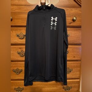 Under Armour Boy’s Black Quarter-Zip Pullover